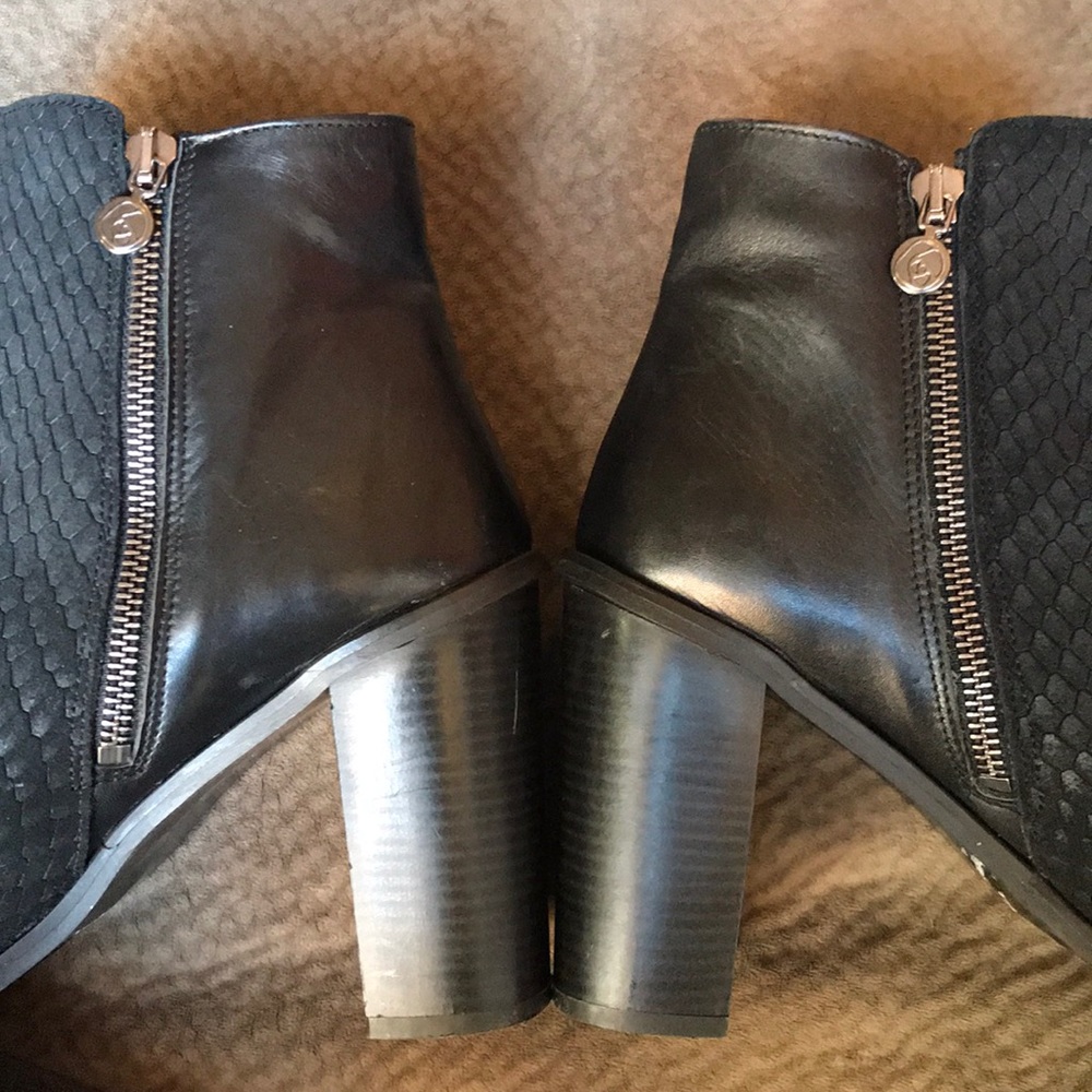 Rosemunde Copenhagen leather ankle boot croc - Picture 4 of 8
